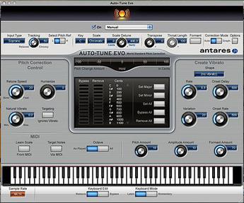Real time auto tune software